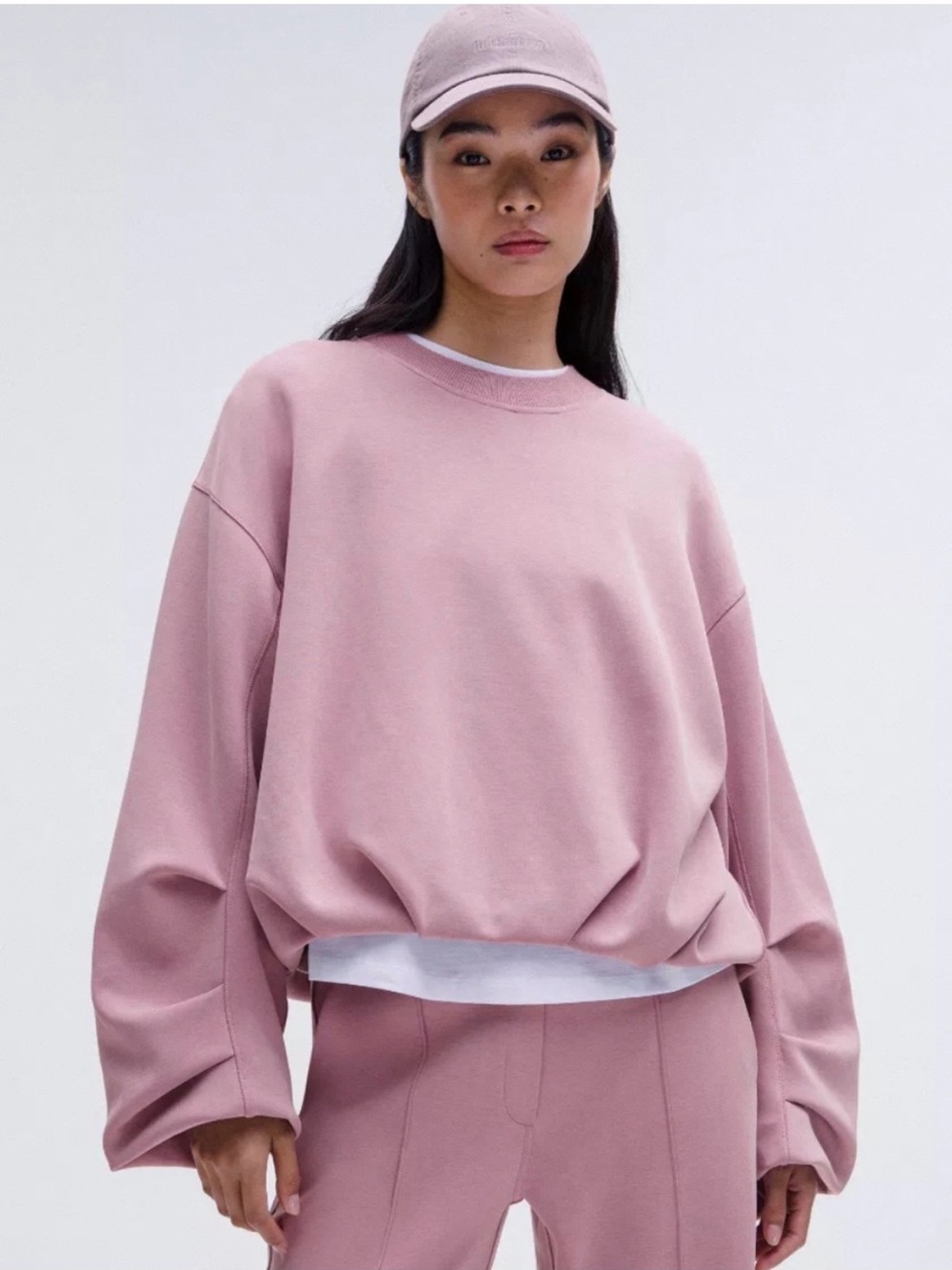 lululemon athletica Dusty Rose Oversized Crew Sweatshirt